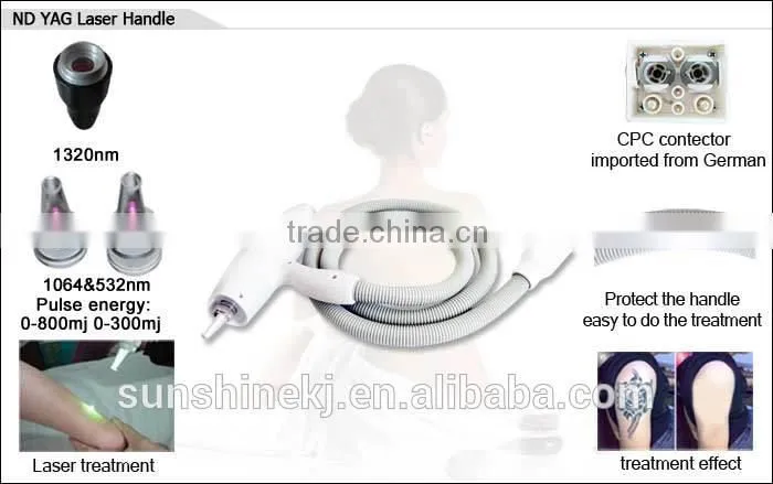 2016 Hot sale laser tattoo removal machine for beauty salon use
