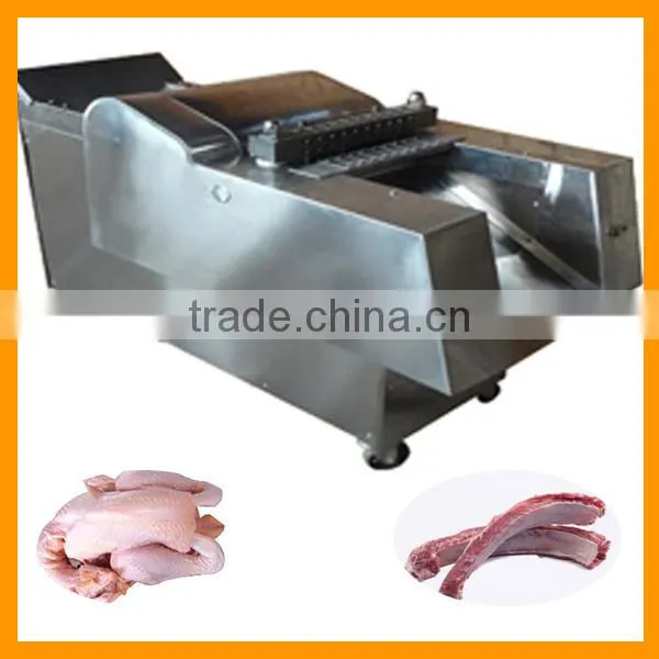 Frozen meat chopping machine