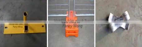 hot dipped galvanized welded wire mesh australia temporary fence panel construction site fence school fence with pipe frame