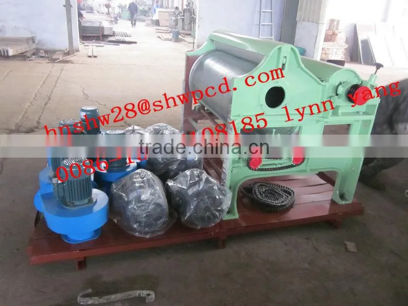 Textile tearing machine fabric cotton waste recycling machine