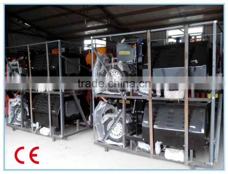 Engine wood chipper with CE