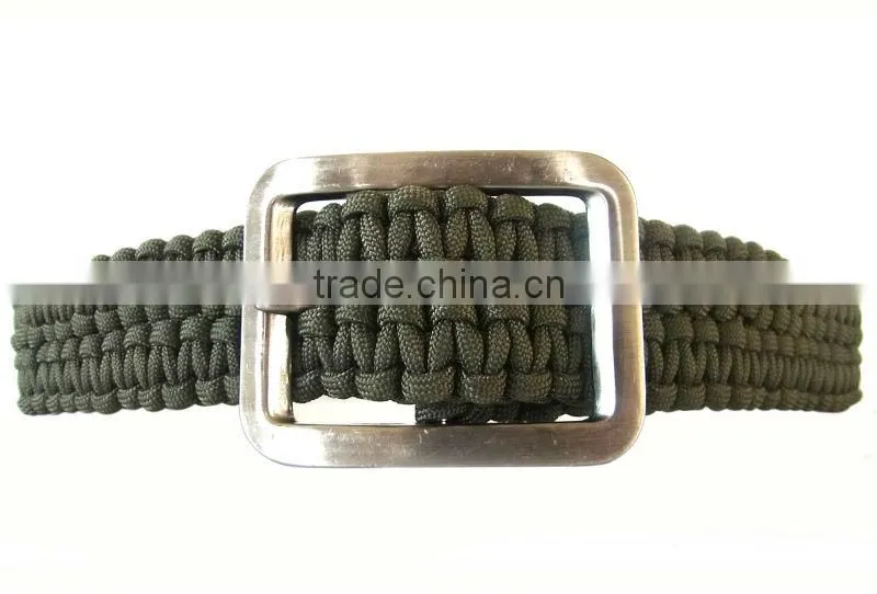 550 Military Grade Adjustable Parachute Cord Belt