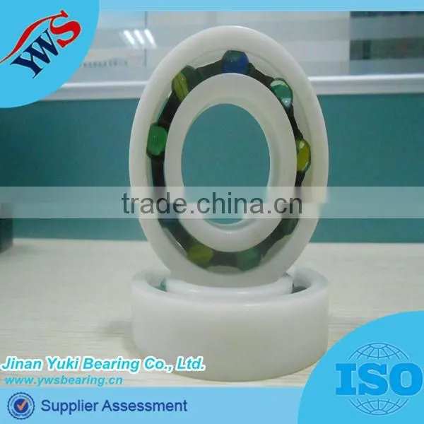 high speed high working temperature hybrid ceramic ball bearing 6201
