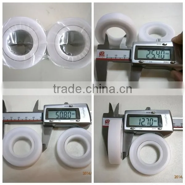 pom pp material plastic deep groove ball bearing manufacturers