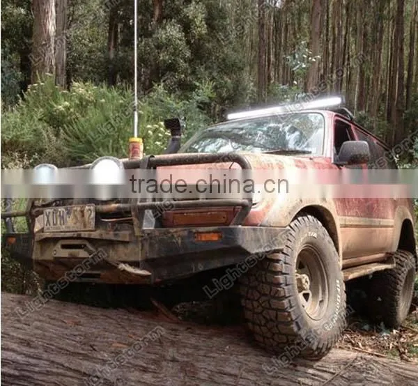 72w battery operated led light bar aluminium heat sink rugged ridge off road bar led light 5JG-JFL024-HL