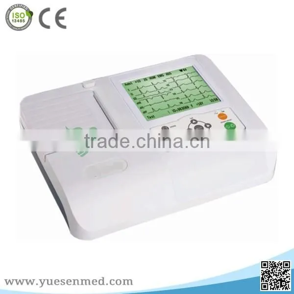 YSECG-03C China hospital 3 channel ecg machine with printer