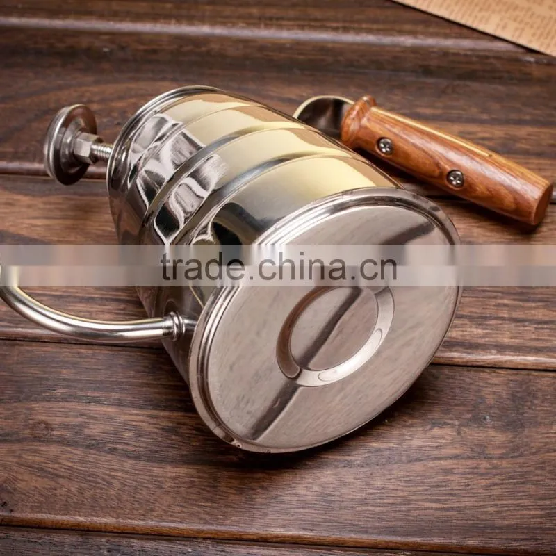 Pour Over Coffee Kettle Hand Drip Kettle Premium Stainless Steel Gooseneck Tea Kettle Wooden Ergonomic Handle