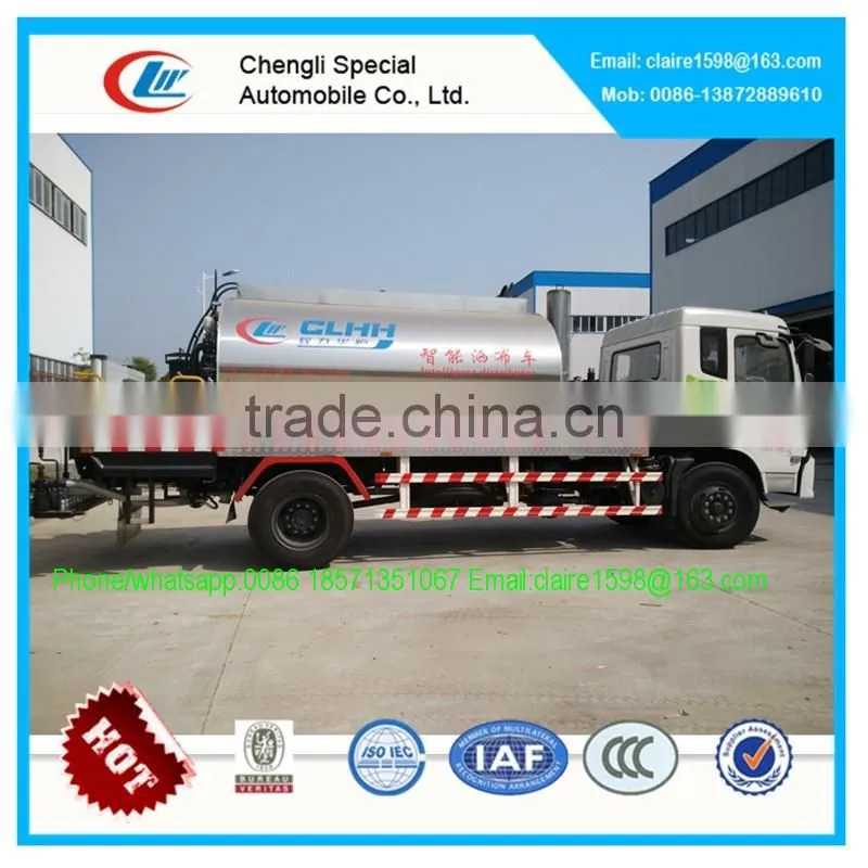 DongFeng 8cbm asphalt mixer truck, asphalt distributor truck,intelligent asphalt distributor