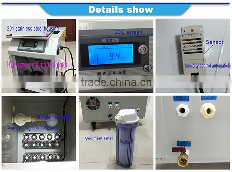 10 heads ultrasonic mist maker with float