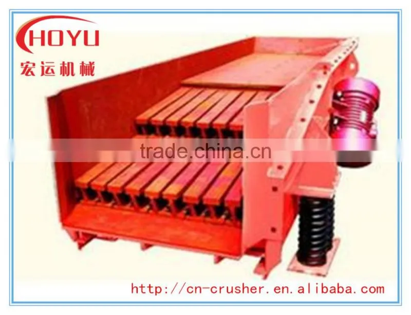 Vibrating feeder for cone crusher, jaw crusher