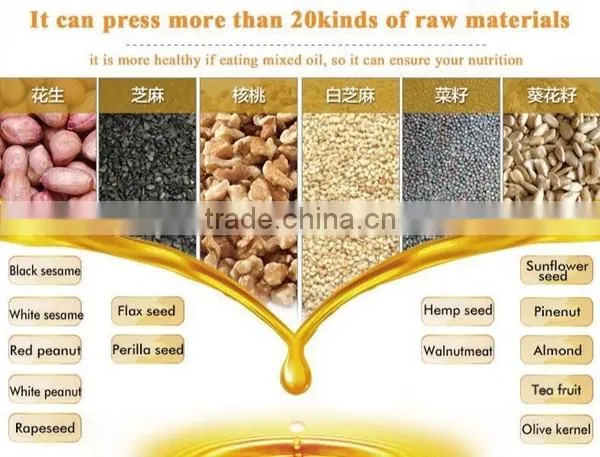 30kg per hour small Type Cottonseed Oil Expeller Machine Olive oil extraction machine