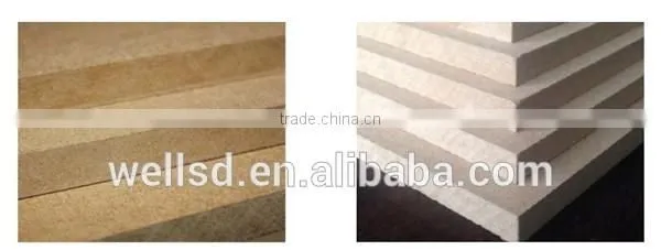 Melamine Block board/Plywood/MDF/Particle board for furniture