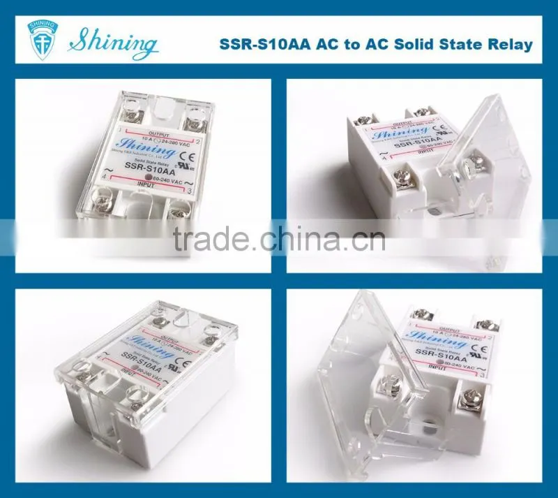 SSR-S10AA CE Power 24VAC Industrial Solid State Relay Manufacture