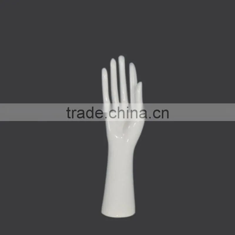 Boutique jewelry display fiberglass mannequin hand for sale