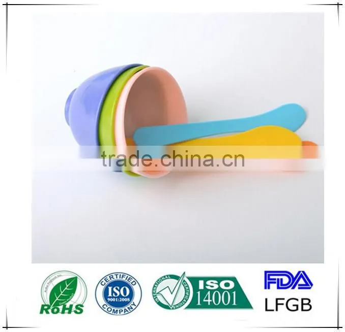 Fashion silicone makeup facial mask bowl & silicone bowl for skin care & mixing mask bowl