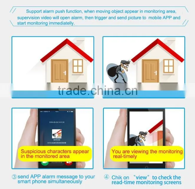 Panoramic Full View 180 Degree Electric Pan-Tilt New VR IP Wifi Camera, New Fisheye VR CCTV Camera For Sale