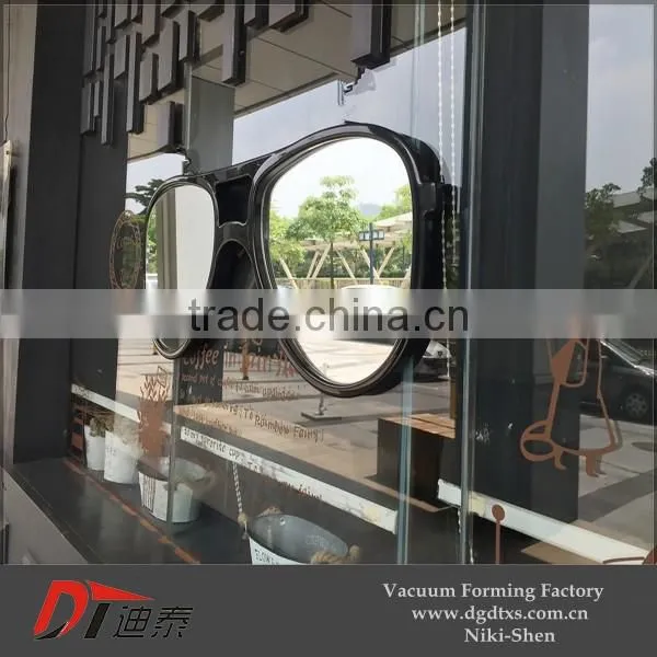 Customized home decorate hang mirrors by vacuum forming