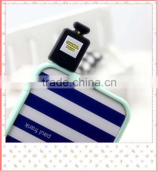 Mini bottle shape PVC earphone plug