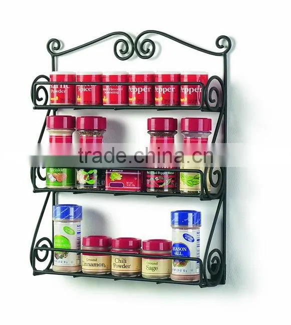 3 Tier Wall Mounted Spice Rack