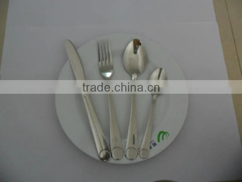 stainless steel tableware set spoon fork knife set