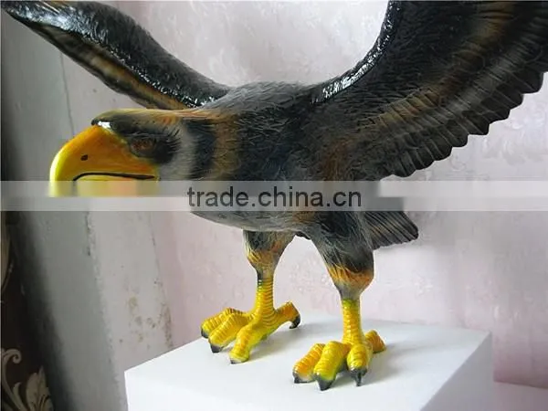 Life size animal statue garden sculpture falcon birds for sale