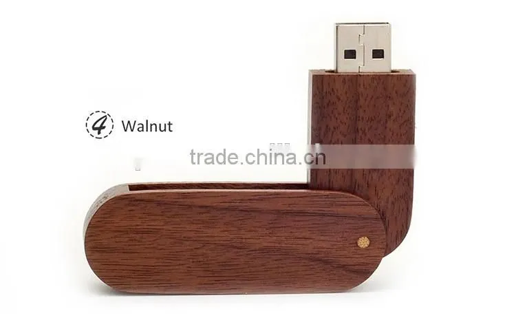 Newest present wooden box bulk general u-disk pen usb flash drive