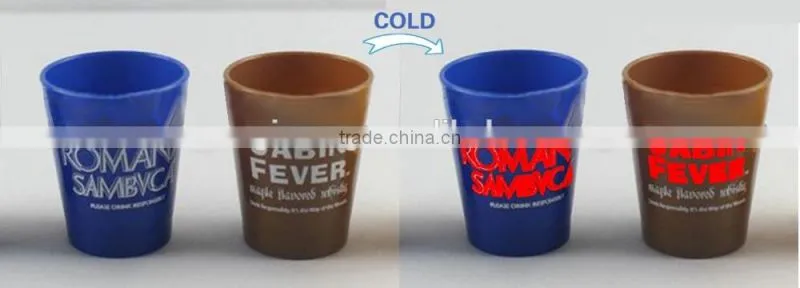 food grade color changing wine glass with magic for promotional
