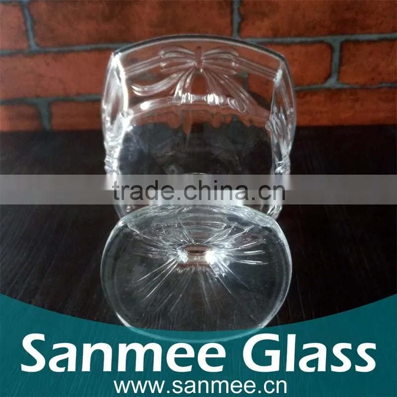 Bowknot Pattern Decorative Crystal Glass Candy/Ice Cream Bowls