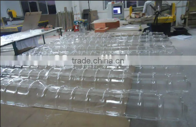 special design thick vacuum formed plastic clear plastic cover