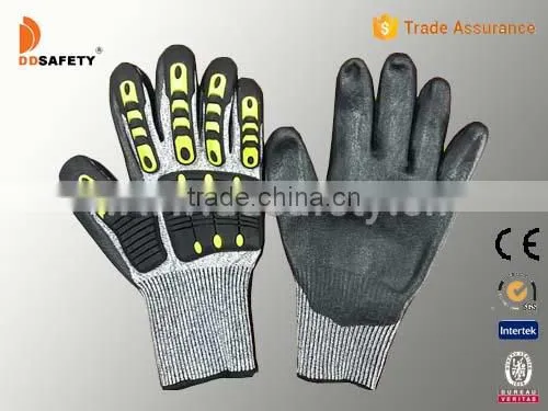 DDSAFETY Cut Resistant Gloves Safety Equipment With TPR Protection