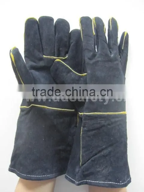 DDSAFETY 2017 Cow Split Leather Gloves Welding Gloves Safety Working Gloves