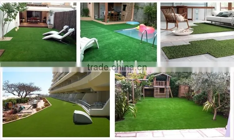 30mm height U shape garden artificial grass
