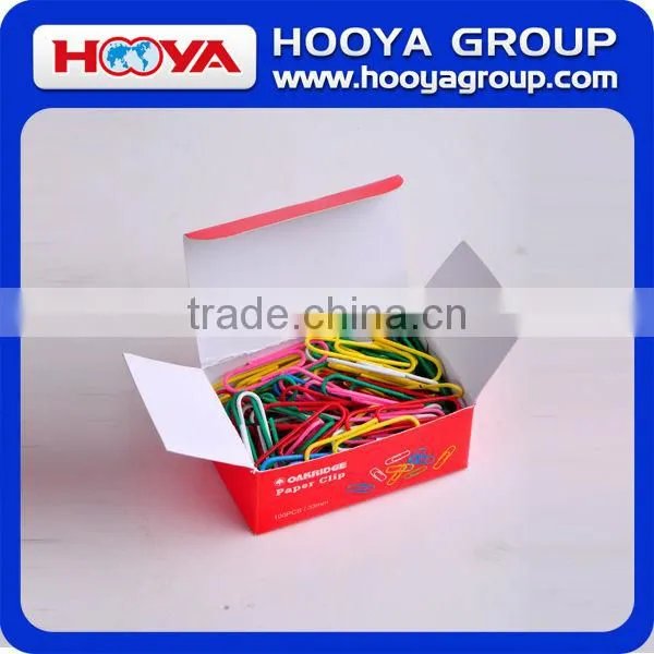 50mm wholesale different kinds office cheap colorful plastic paper clip