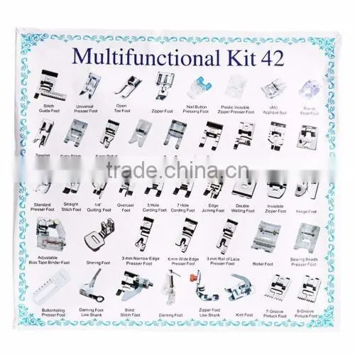 2017 new arrived 42 PCS household Sewing Machine Presser Foot set