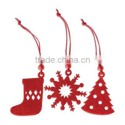 high quality handmade fabic christmas tree ornaments