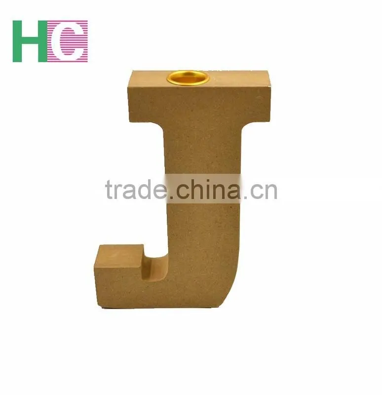 2017 Wood Letter Craft Candle Holders
