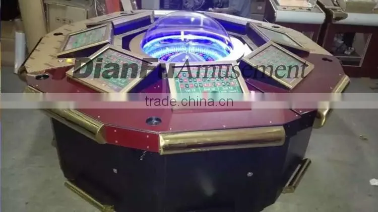 High qualllty PCB touch screen electronic gamblng 6/8/10/12 players 17 inc roulettte machine manufacturer in Triidad and Tobago