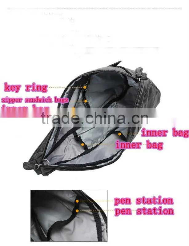 fashion leather aslant or messenger satchel bag