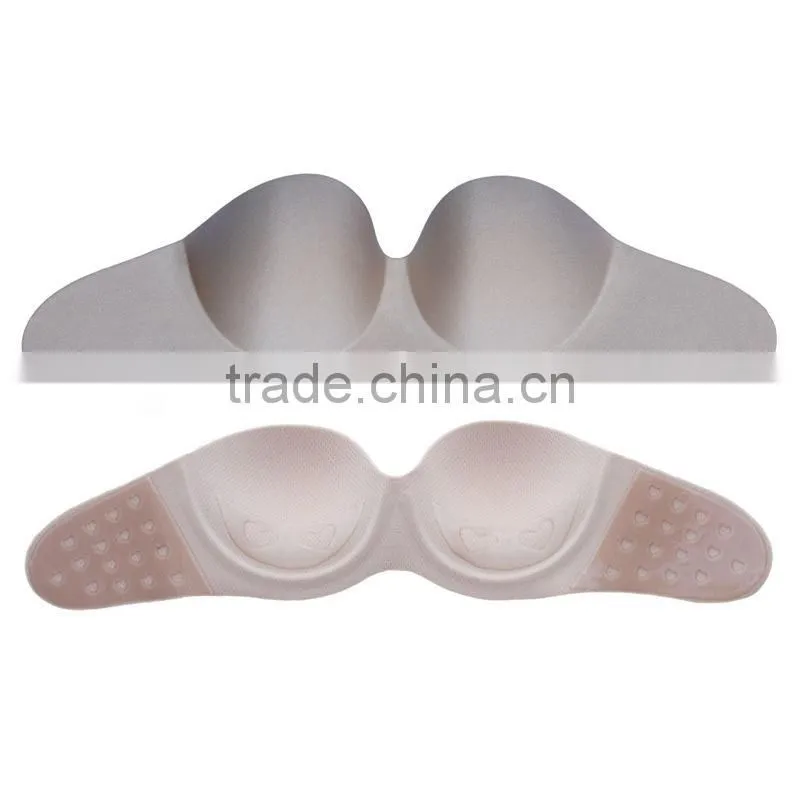 sexy woman strapless invisible no hook bra