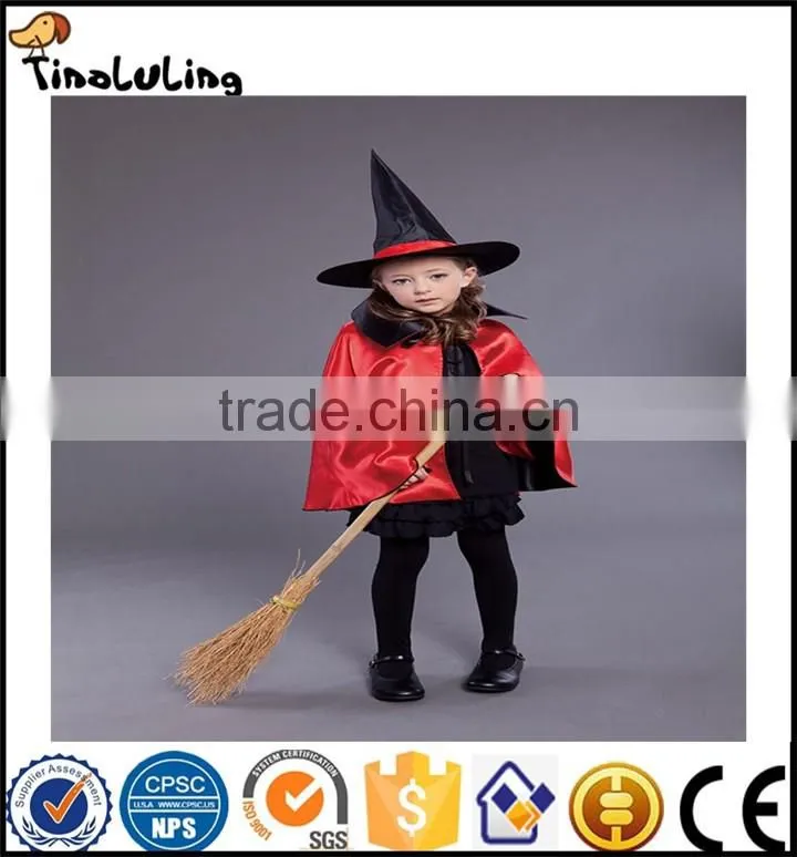 Children Witch Cloak Cosplay Halloween Cloak Children's Day Halloween Performance Cloak