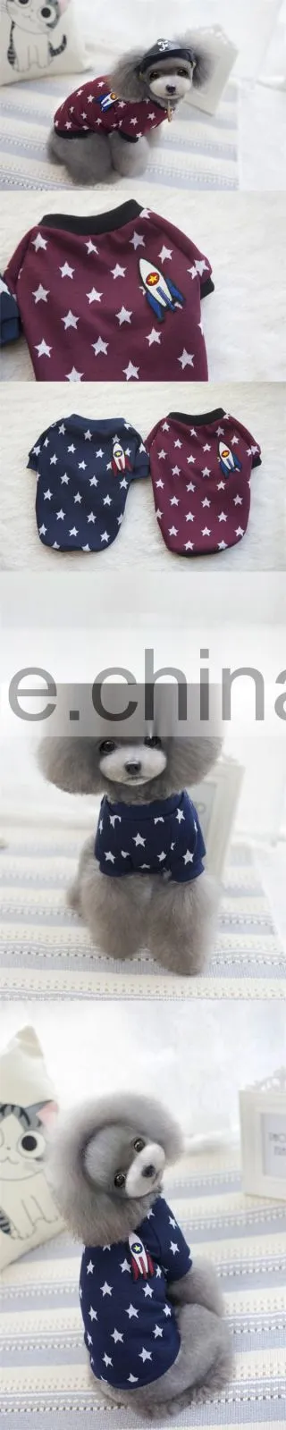 High Quality Knitted Pattern Design Pet Dog Cloth For Dog Puppy T-shirt