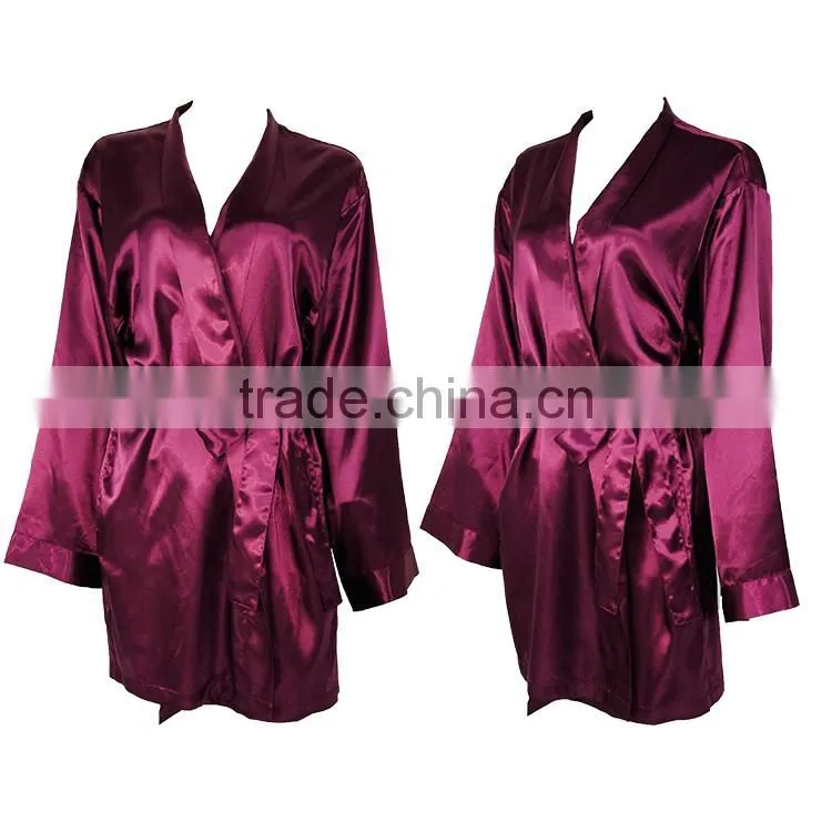 New Style Fashion Design Custom Satin Boxing Robe