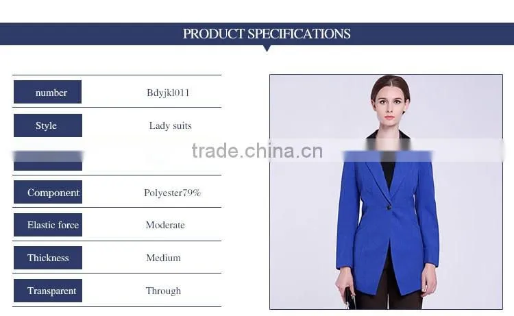 New Design Ladies Latest Office Simple Style Ladies Suit ,women sexy business suits