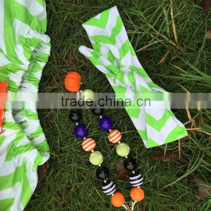 2015 new arrival kids pumpkin dress kids boutique dress girl chervon halloween dress ningbo baby kids wear firm
