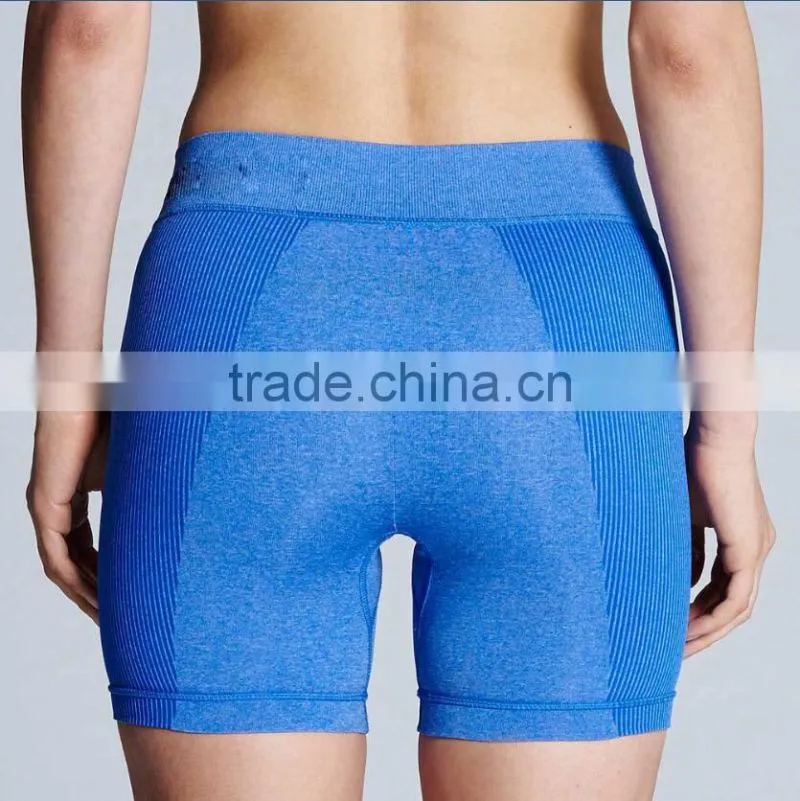 Factory Wholesale Custom High Waist Polyester Jogging Womans Shorts