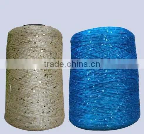 Four Color Sequin Yarn Knitting