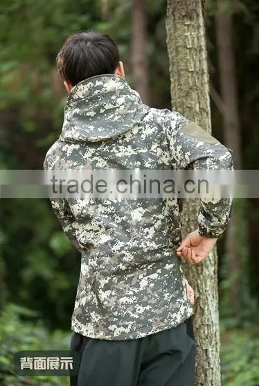 2016 men's camo softshell jacket wholesale