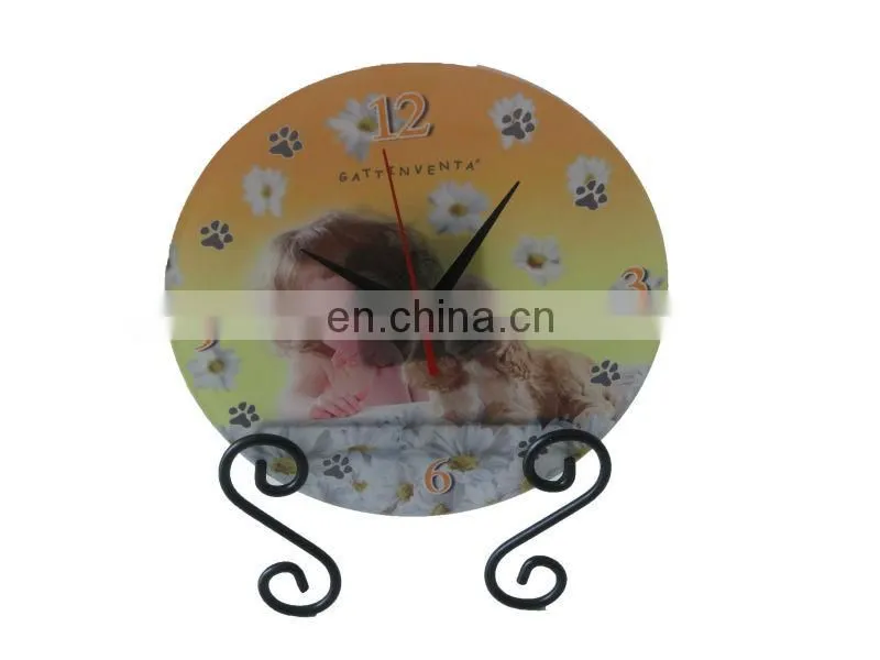 Sublimation glass clock