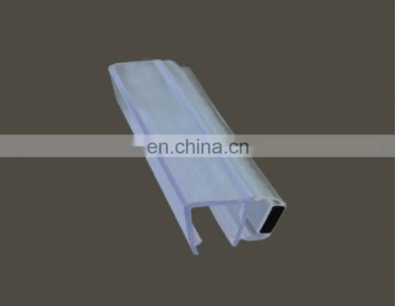 PVC magnetic shower door seal strip for 90 degree glass doors