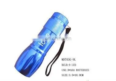LED aluminum alloy flashlight